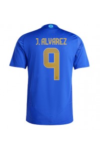 Argentinië Julian Alvarez #9 Voetbaltruitje Uit tenue Copa America 2024 Korte Mouw